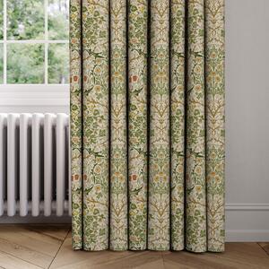 William Morris At Home Blackthorn Made to Measure Curtains Green/Yellow