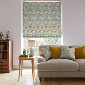 William Morris At Home Lodden Made To Measure Roman Blind Blue/Brown