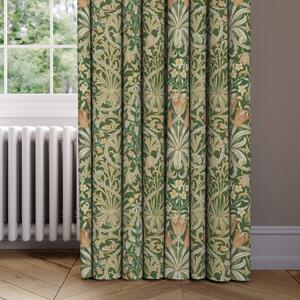 William Morris At Home Woodland Weeds Made to Measure Curtains Green/Yellow