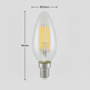 Arcchio Filament LED bulb E14 4W 827 3-level dimmer 2-pack