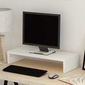 Monitor Stand Engineered Wood 60x23.5x12 cm White