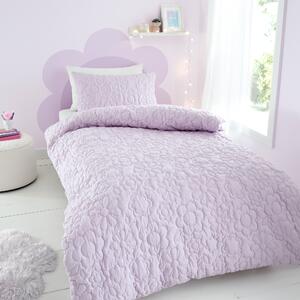 Pinsonic Floral Duvet Cover & Pillowcase Set Lilac