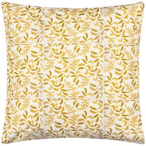 Paoletti Minton Tiles Large Outdoor Cushion Saffron Yellow