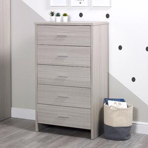 Ickle Bubba Pembrey Tall 5 Drawer Chest Grey