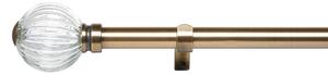 Allexton Extendable Eyelet Curtain Pole 25/28mm Antique Brass