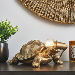 Tafari Tortoise Table Lamp Gold