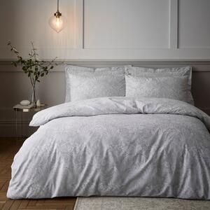 Emelie Grey Duvet Cover and Pillowcase Set Grey