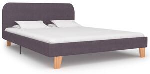Bed Frame Taupe Fabric 135x190 cm 4FT6 Double