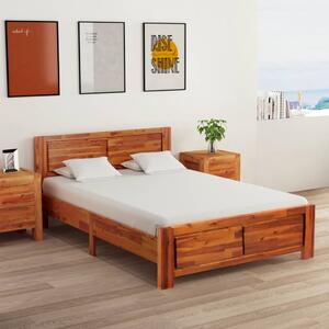 Bed Frame Solid Acacia Wood 120x200 cm
