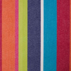 Homescapes Pure Cotton Multi Coloured Stripes Curtain Fabric Material