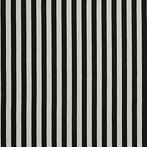 Pure Cotton Black White Thin Stripes Curtain Fabric Material