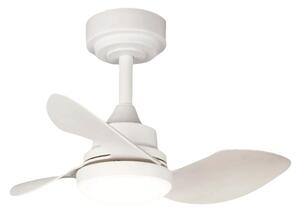 Ceiling Fan with Light Romimex White Grey