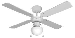 Ceiling Fan with Light EDM 33800 Caribe White 50 W