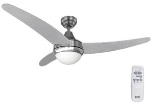 Ceiling Fan with Light EDM Egeo 60 W Chromed