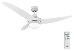 Ceiling Fan with Light EDM 33803 Egeo White 60 W