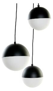 Ceiling Light DKD Home Decor White Black Metal Crystal 220 V (40 x 40 x 80 cm)