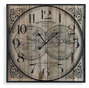 Wall Clock Versa Wood (59,5 x 5,5 x 59,5 cm)