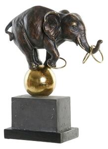 Decorative Figure DKD Home Decor Metal Resin Elephant (31 x 13 x 41 cm)