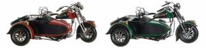 Vehicle DKD Home Decor Motorbike Ornamental 36 x 24 x 20 cm Vintage (2 Units)