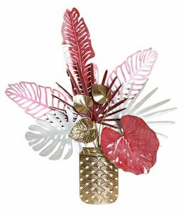 Wall Decoration DKD Home Decor Metal Flowers (66 x 13 x 74 cm)