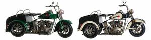 Decorative Figure DKD Home Decor Black Green Motorbike Vintage 16 x 37 x 19 cm (2 Units) (1 Unit)