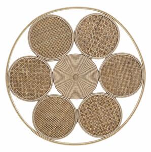 Wall Decoration DKD Home Decor 45,5 x 2 x 45,5 cm Natural