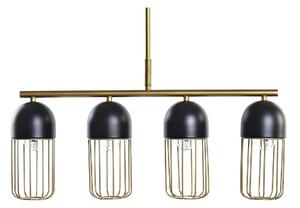 Ceiling Light DKD Home Decor Black Golden 220 V 50 W (60 x 11 x 26 cm)