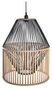 Ceiling Light DKD Home Decor Brown Black Wood Bamboo 50 W 43 x 43 x 53 cm