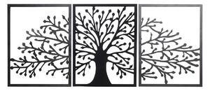 Wall Decoration DKD Home Decor Black Tree Cottage 141 x 1,3 x 61 cm