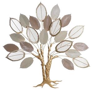 Wall Decoration DKD Home Decor Brown Beige Golden Tree 100 x 6,4 x 97,8 cm