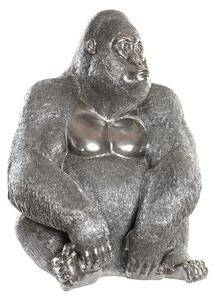 Decorative Figure DKD Home Decor Silver Colonial Gorilla 46 x 40 x 61 cm