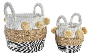 Basket set DKD Home Decor Colonial (34 x 33 x 26 cm)