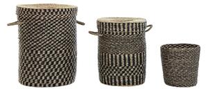 Basket set DKD Home Decor Colonial Fibre (45 x 45 x 56 cm)