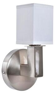 Wall Lamp DKD Home Decor Silver Metal Polyester White 220 V 40 W (12 x 10 x 22 cm)