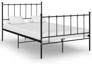 Bed Frame Black Metal 120x200 cm