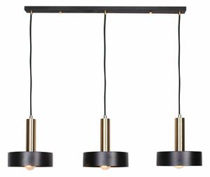 Ceiling Light DKD Home Decor Black Golden Metal 50 W 88 x 18 x 28 cm 88 x 20 x 30 cm