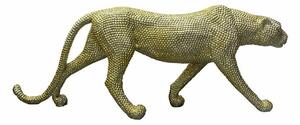 Decorative Figure DKD Home Decor Golden Leopard 120 x 23 x 44 cm