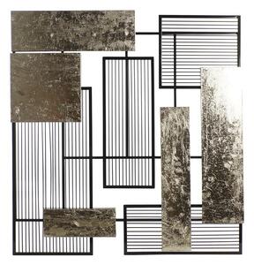 Wall Decoration DKD Home Decor 89 x 4,5 x 97 cm Abstract Black Golden Modern