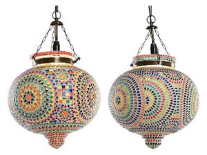 Ceiling Light DKD Home Decor Crystal Multicolour 25 W 29 x 29 x 29 cm (2 Units)