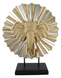 Decorative Figure DKD Home Decor 47 x 18 x 56,5 cm Elephant Golden