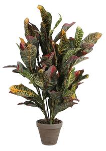 Decorative Plant Mica Decorations Croton Green PVC (73 x 40 cm)