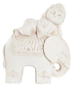 Decorative Figure DKD Home Decor Aged finish Elephant White Oriental Magnesium (42 x 24 x 46 cm)