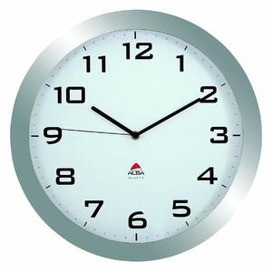 Wall Clock Archivo 2000 Grey Metal Crystal Ø 38 cm White Circular