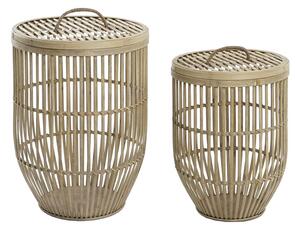 Basket set DKD Home Decor Bamboo (40 x 40 x 61 cm)