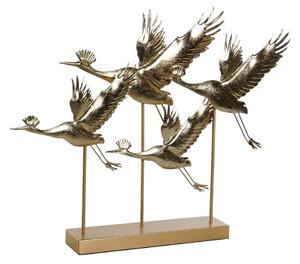 Decorative Figure DKD Home Decor 64 x 9 x 51 cm Golden Bird