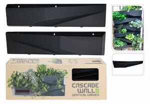 Vertical Garden Kit Cascade Wall Anthracite 78 x 19 x 35 cm