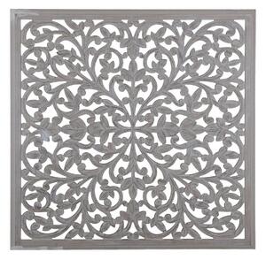 Wall Decoration Grey 90 x 1 x 90 cm DMF