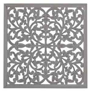 Wall Decoration Grey 60 x 1 x 60 cm DMF