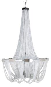 Ceiling Light 80 x 80 x 120 cm Metal Silver