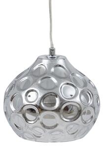 Ceiling Light 18 x 18 x 17,5 cm Crystal Silver Iron Ø 18 cm